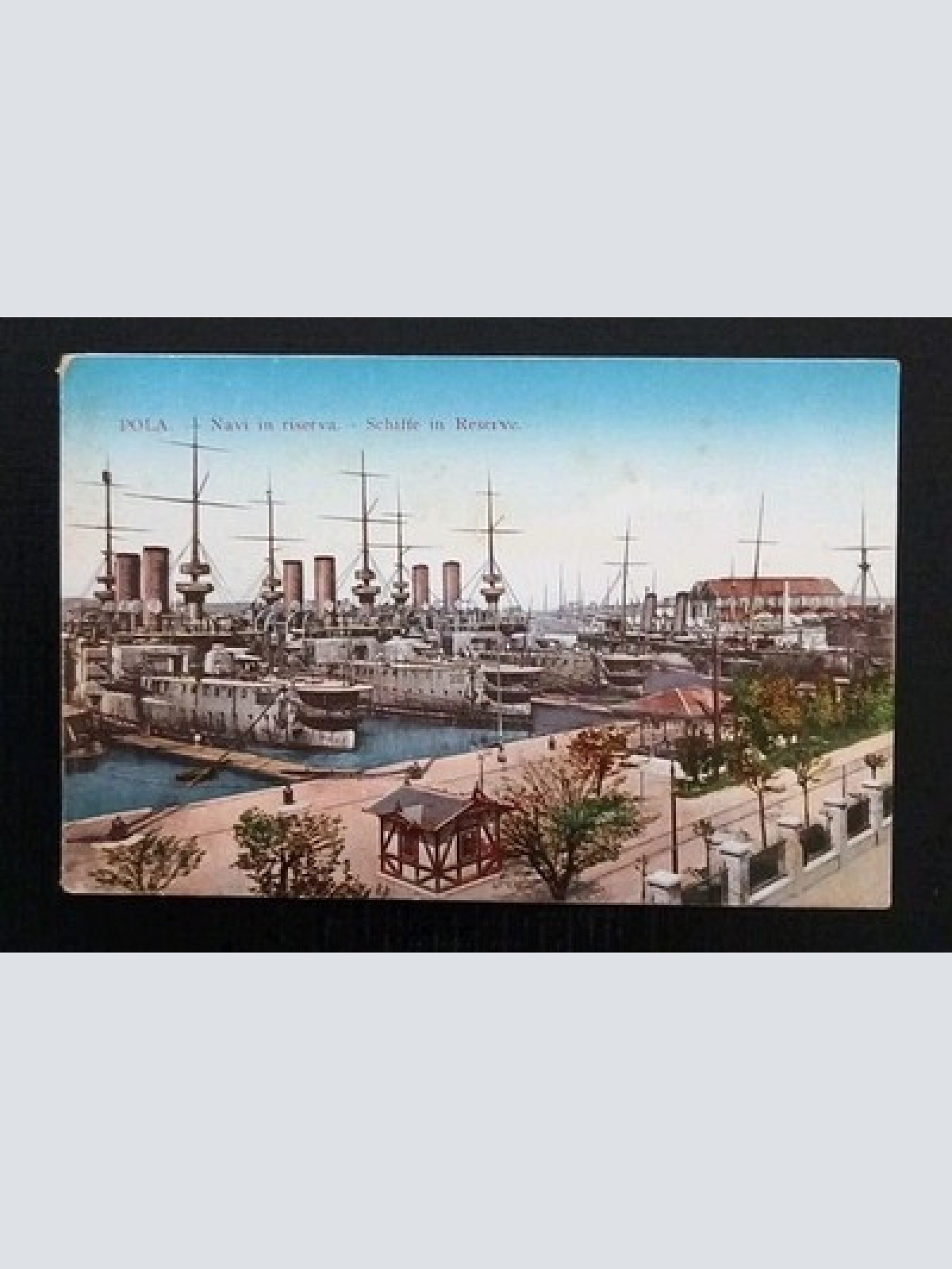 Pola Hafen Schiffe In Reserve Kroatien Pula Gr A0006 K