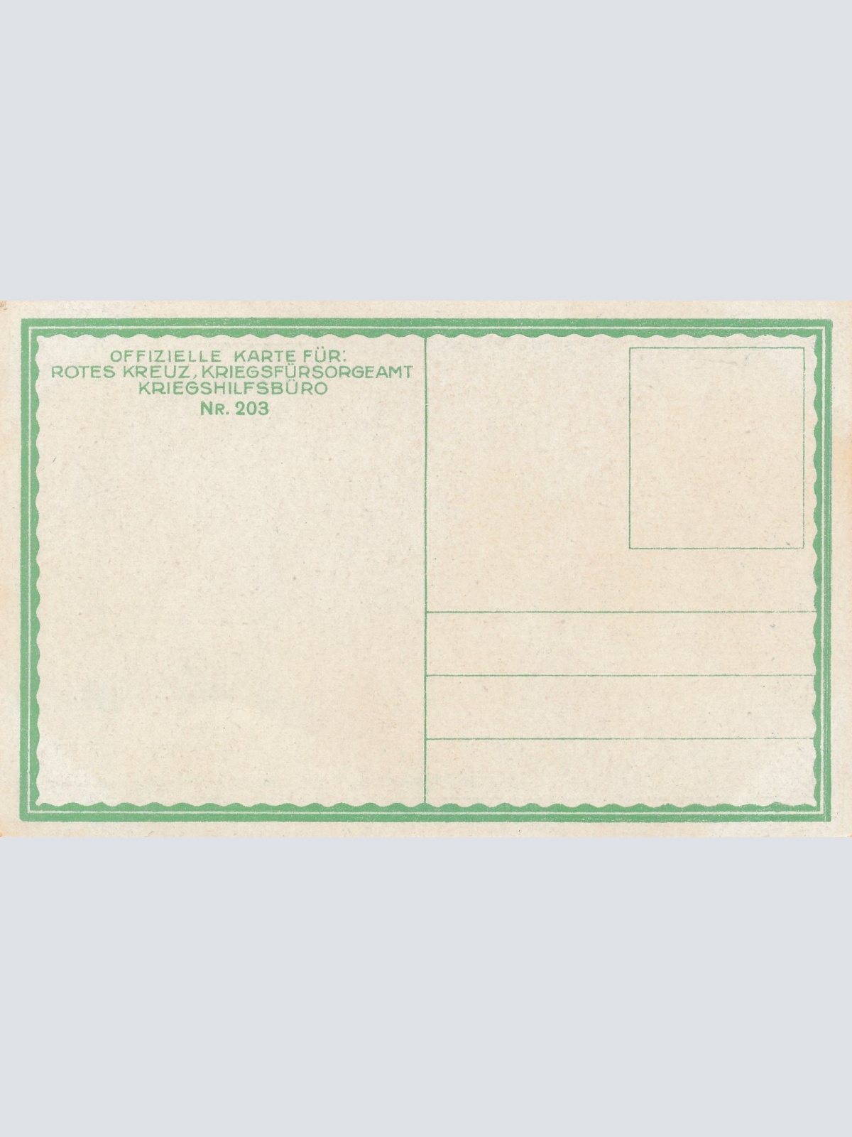 Rot Kreuz Karte . Nr203 Militaria auf dem Schlachtfeld vom Aspern (16997)