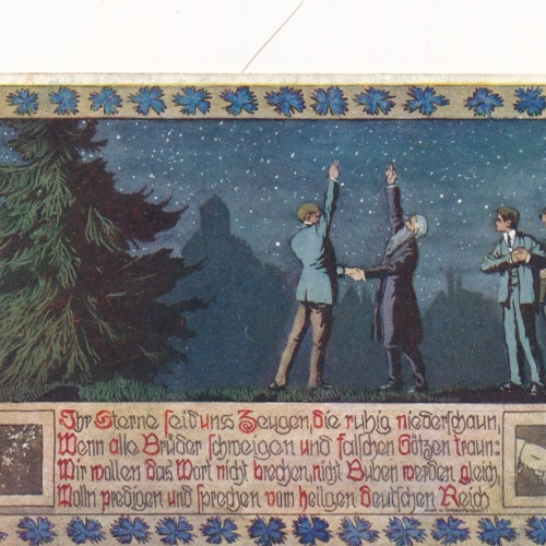 DSV - Karte Bund der Deutschen Nordmeerens die Sterne seit uns Zeuegen (17009)