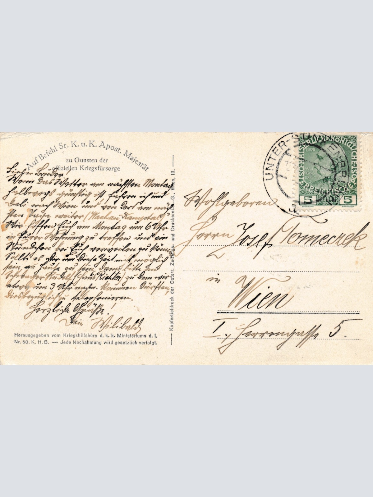 AK Militaria vom Kaiser Franz Josef mit Orden Ansichtskarte (17069)