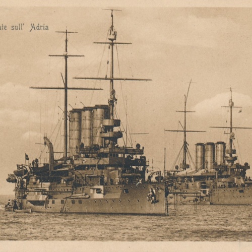AK Corazzate sull Adria ,Schiffe Boote, Ansichtskarte (17056)