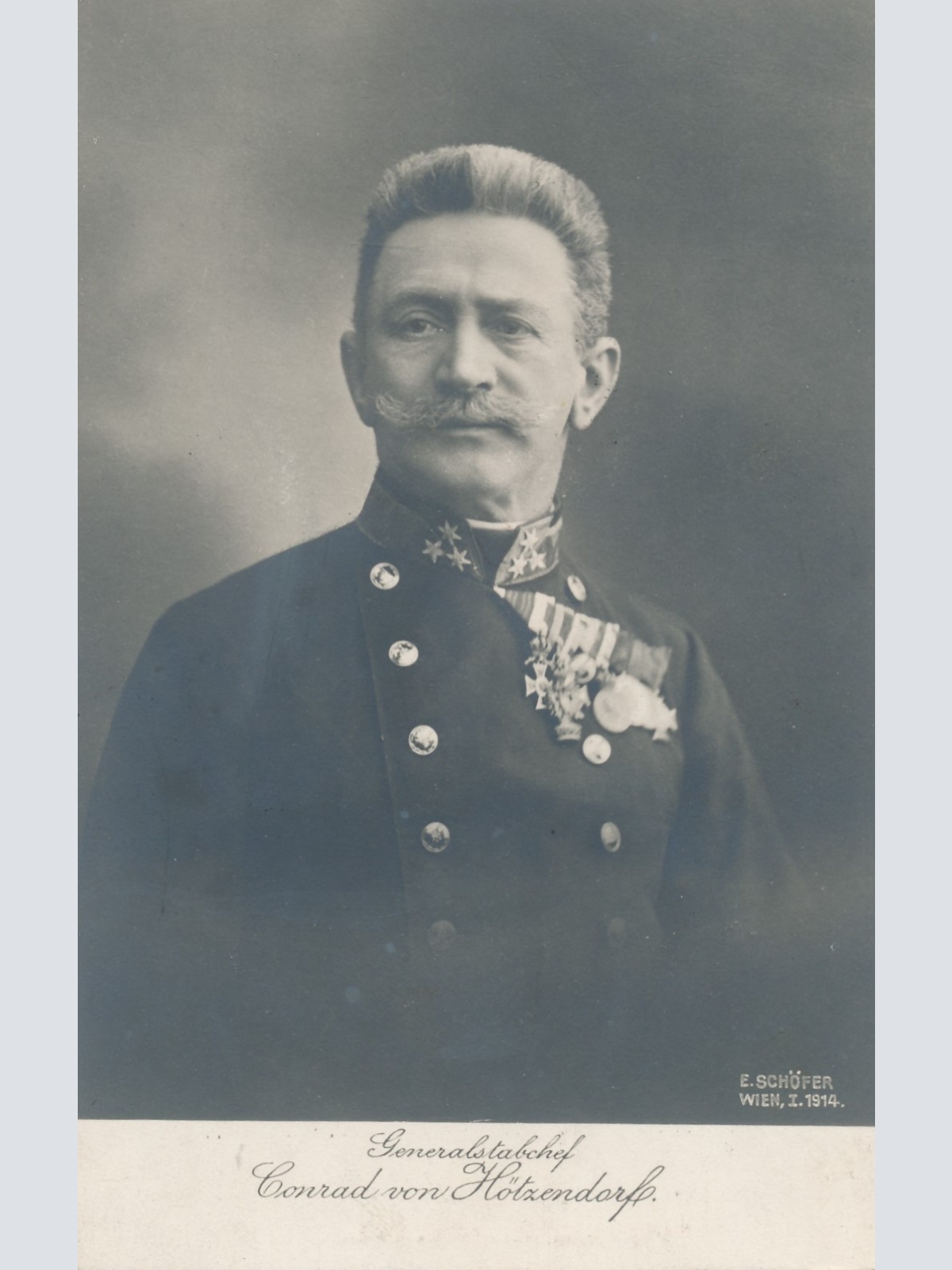 AK Militaria vom Konrad von Hötzendorf Ansichtskarte (17065)