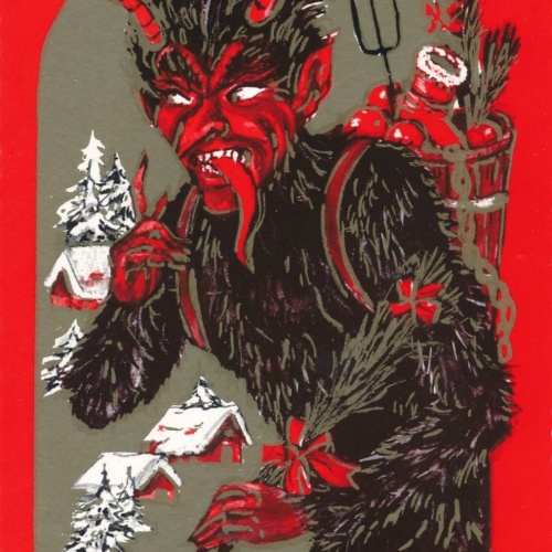 AK Gruss vom Krampus Ansichtskarte (17143)