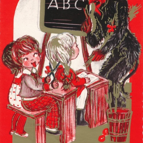 AK Gruss vom Krampus Ansichtskarte (17147)