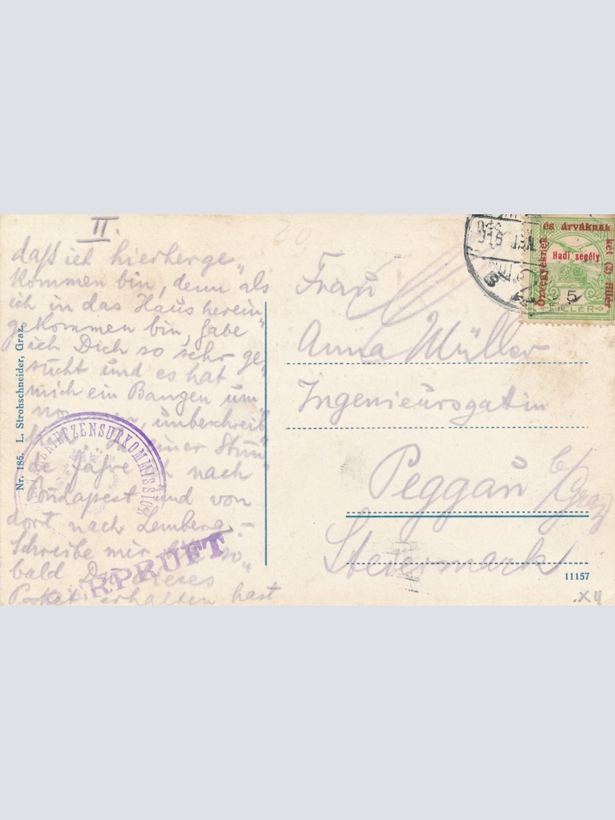 AK aus Graz Steiermark Ansichtskarte (17196)