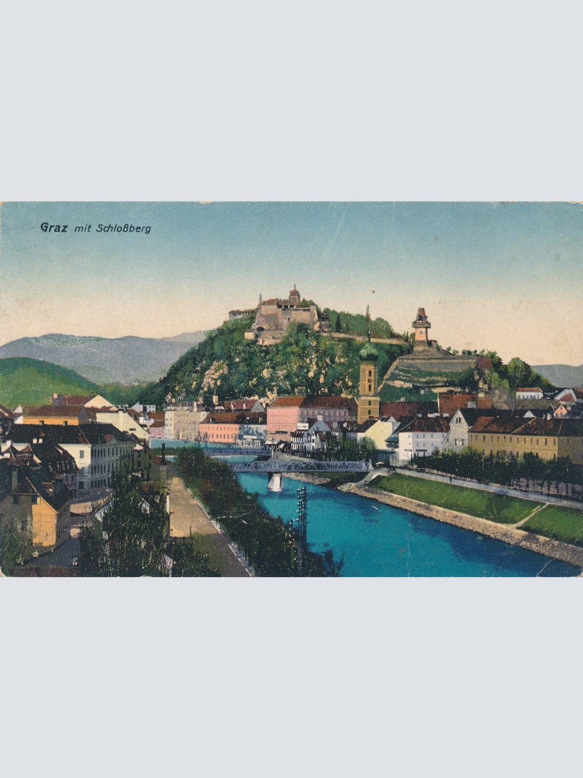 AK aus Graz Schloßberg Steiermark Ansichtskarte (17258)