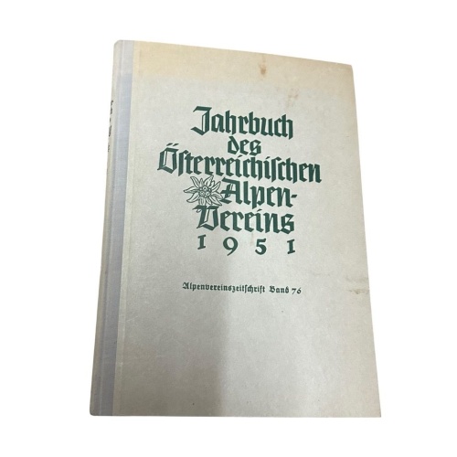 Jahrbuch des deutschen Alpenvereins 1951. Alpenvereinszeitschrift Band 76 Alpenv