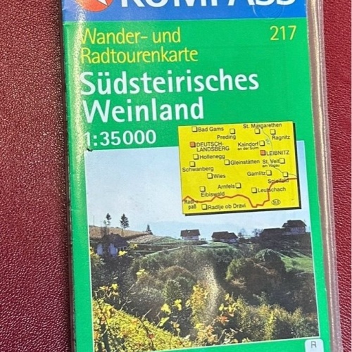 Südsteirisches Weinland: Wander- und Radtourenkarte. GPS-genau. 1:25.000 KOMPASS