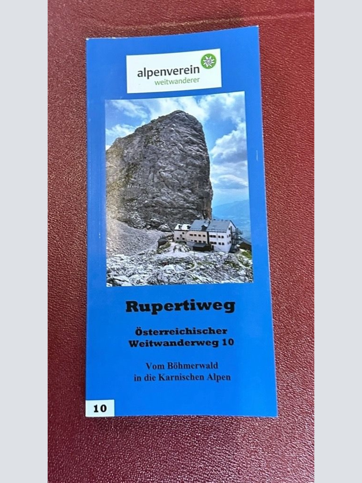 Österreichischer Weitwanderweg Rupertiweg  10 OEAV [Hg.]Fritz Käfer  und Erika K