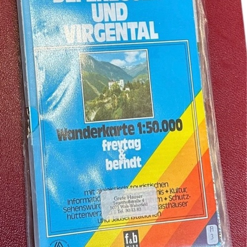 Freytag Berndt Wanderkarten. Defereggen und Virgental - Maßstab 1:50 000 freytag