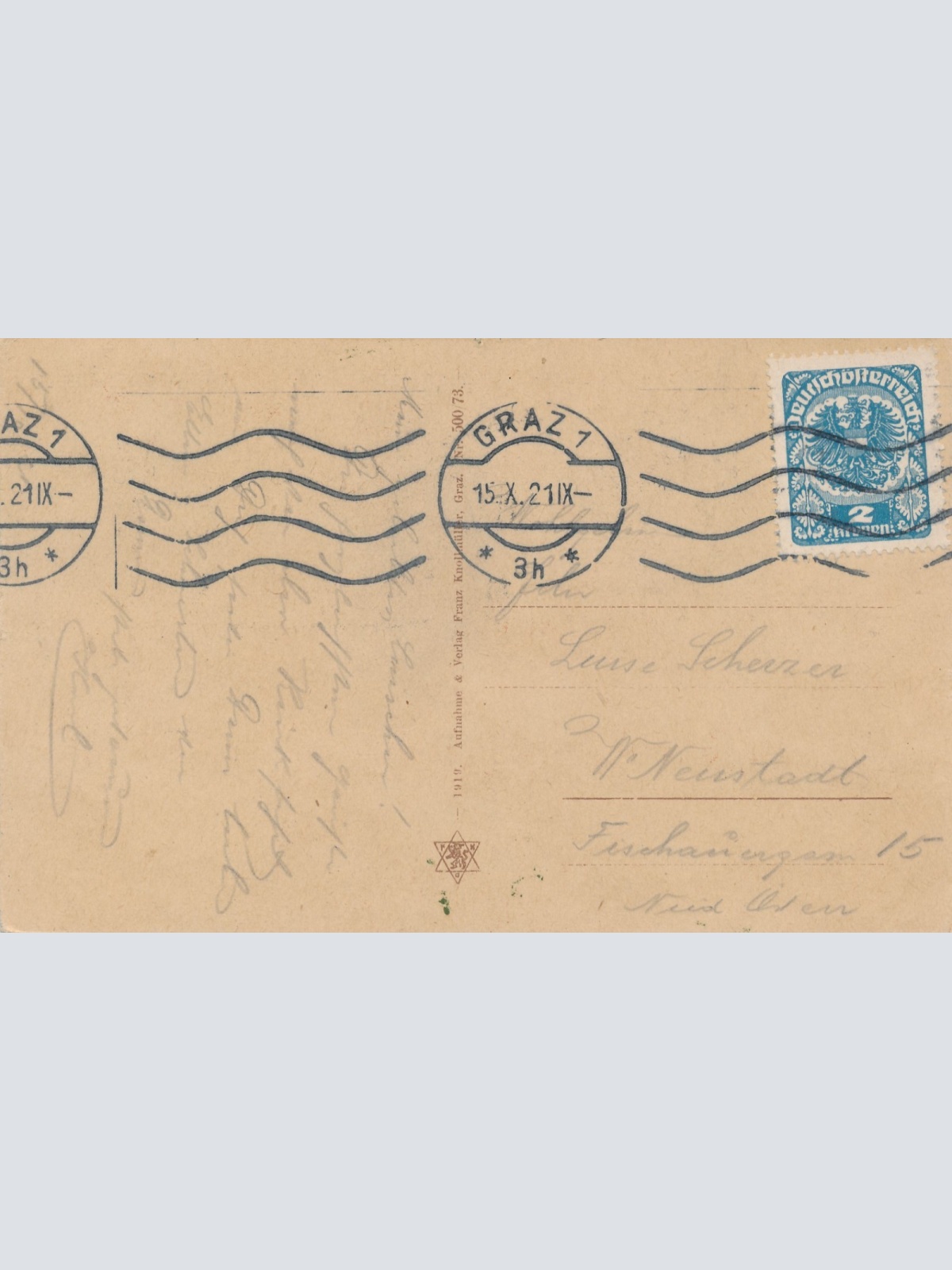 AK aus Graz gegen süden Steiermark Ansichtskarte (17265)