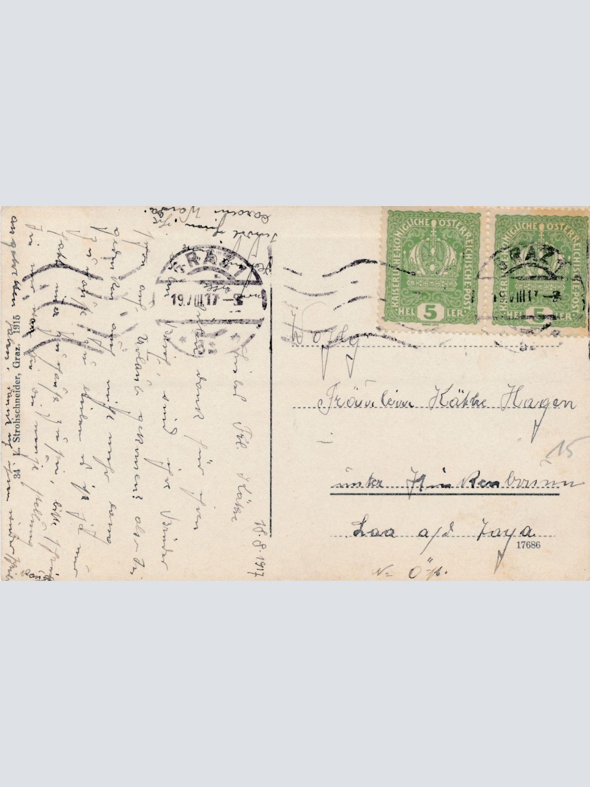 AK aus Graz Herz Jesu Kirche Steiermark Ansichtskarte (17270)