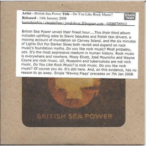 CDr, Album, Promo British Sea Power - Do You Like Rock Music?