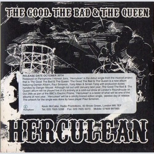 CD, Single, Promo The Good, The Bad & The Queen - Herculean