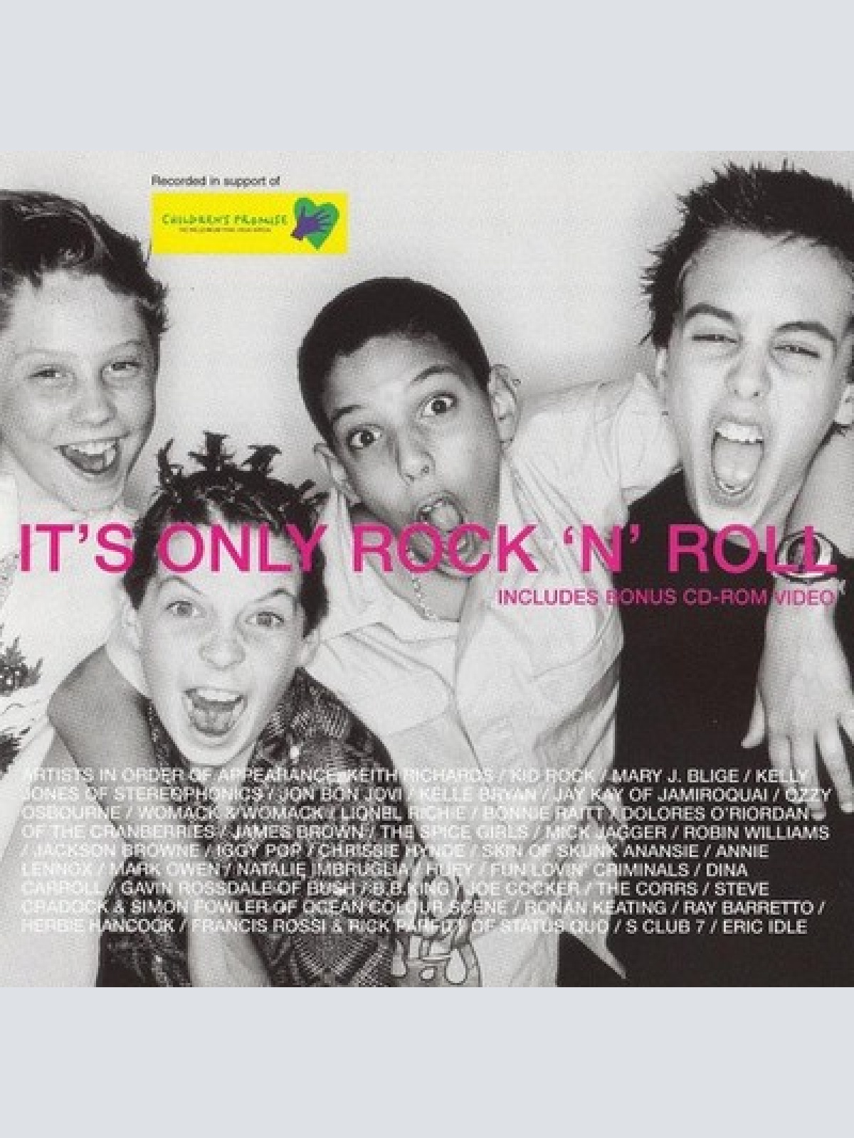 CD, Single, Enh Various Artists For Children's Promise - It's Only Rock 'N' Roll