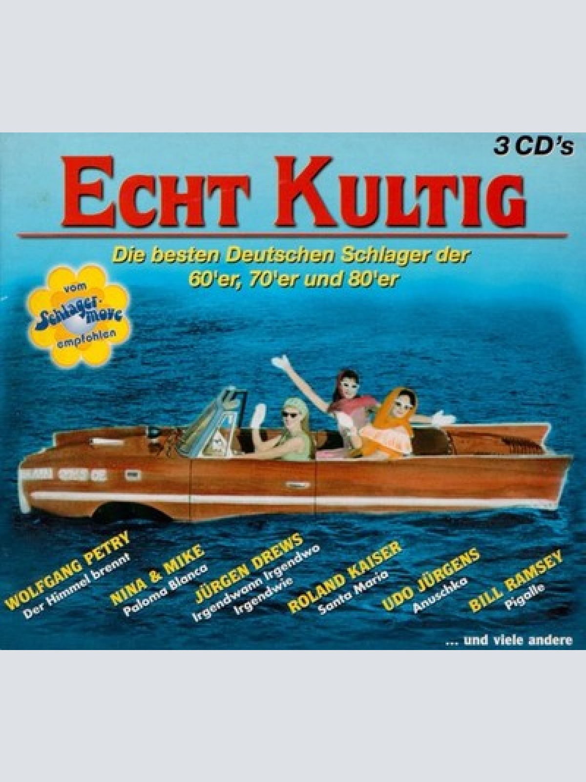 3xCD, Comp + Box Various - Echt Kultig (Die Besten Deutschen Schlager Der 60'...