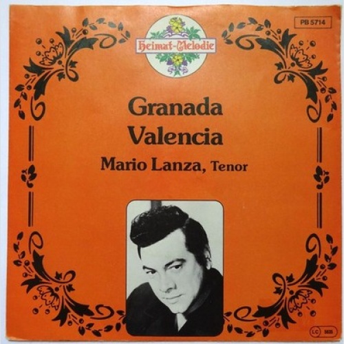 7", Single Mario Lanza - Granada / Valencia