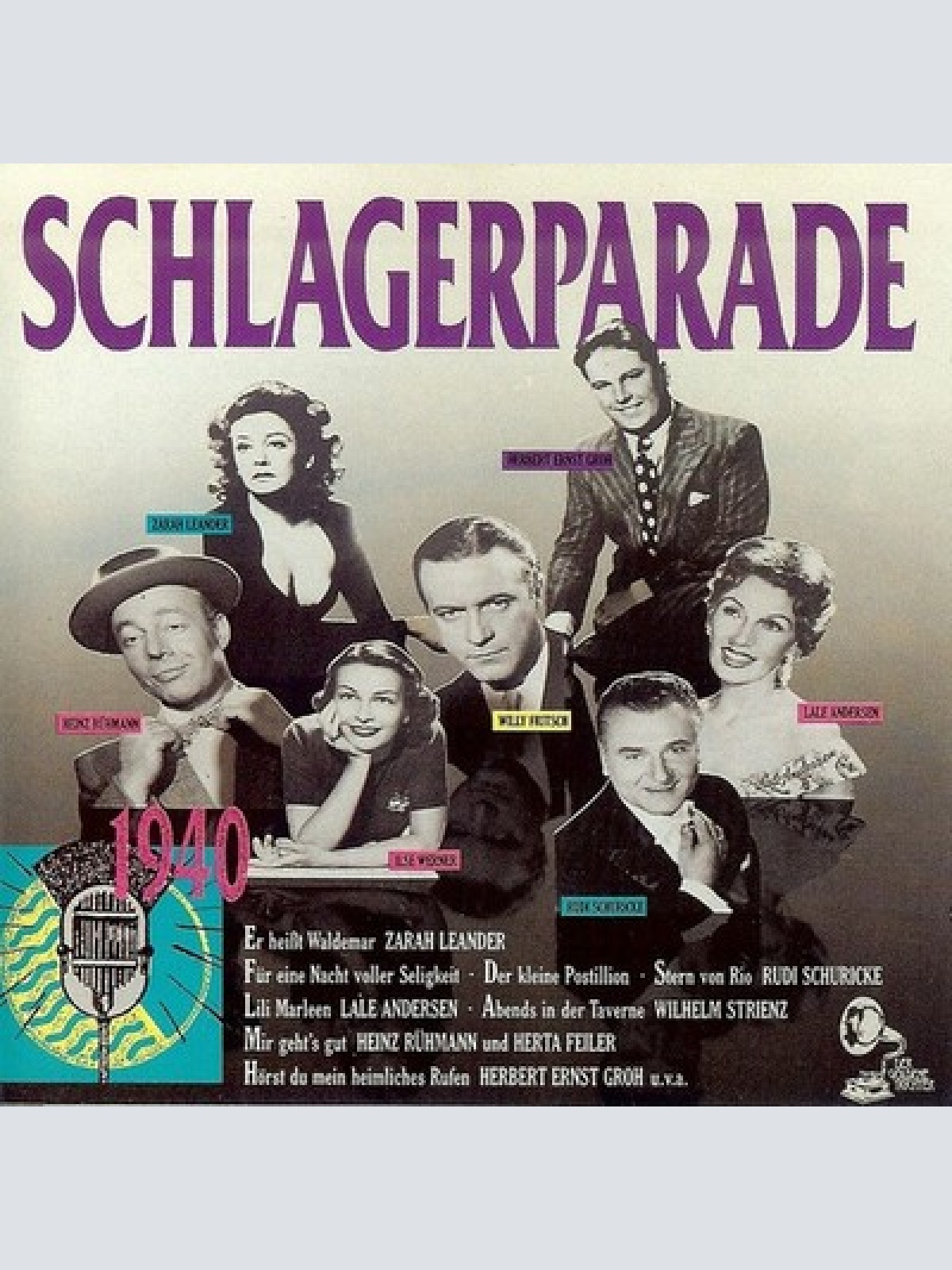 CD, Comp, Mono Various - Schlagerparade 1940