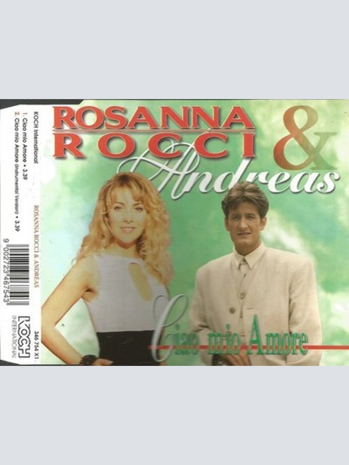 CD, Maxi Rosanna Rocci & Andreas Fulterer - Ciao Mio Amore