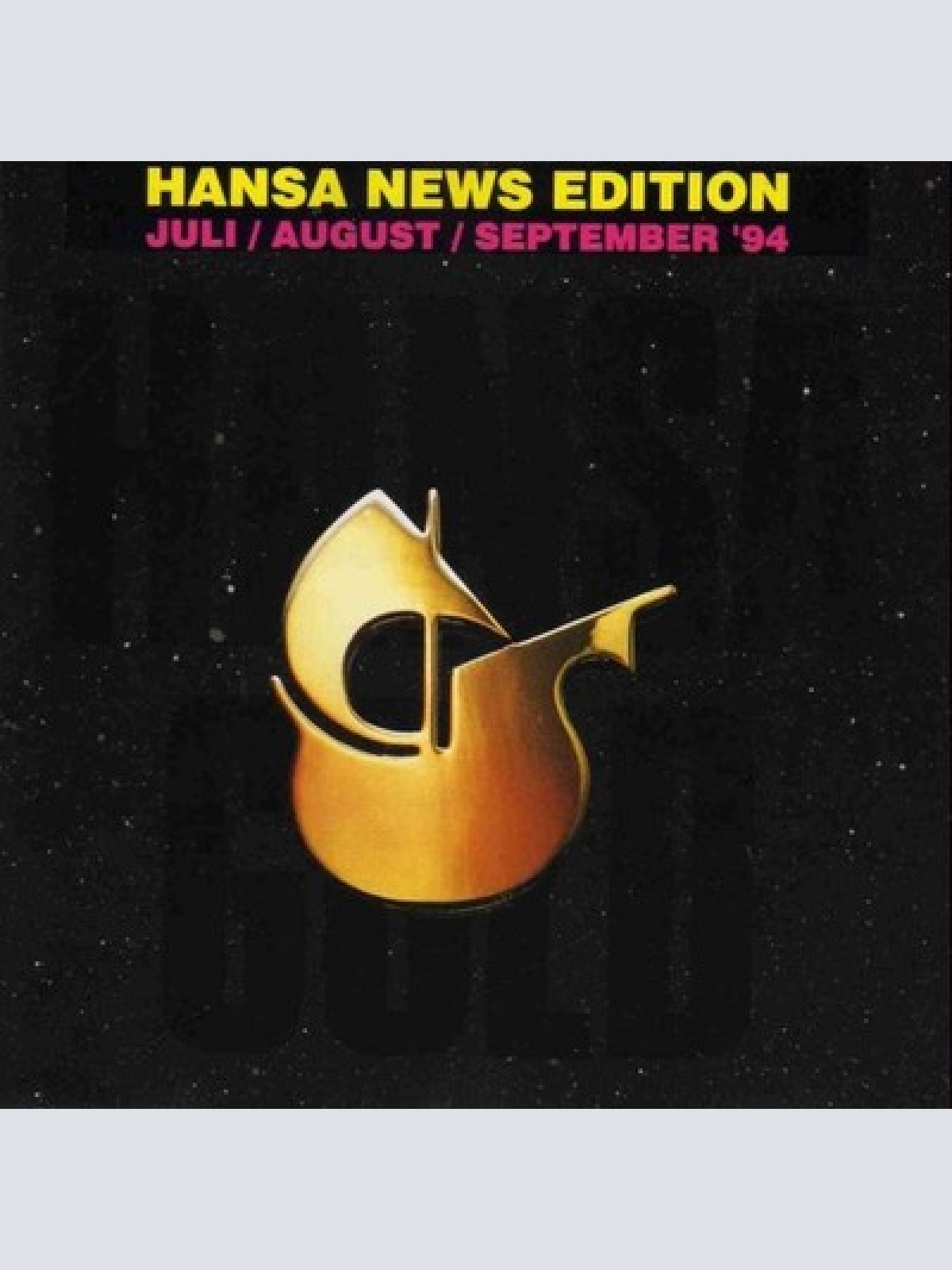 CD, Comp, Promo Various - Hansa News Edition Juli / August / September '94