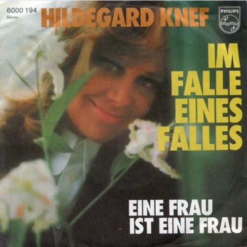 7", Single Hildegard Knef - Im Falle Eines Falles