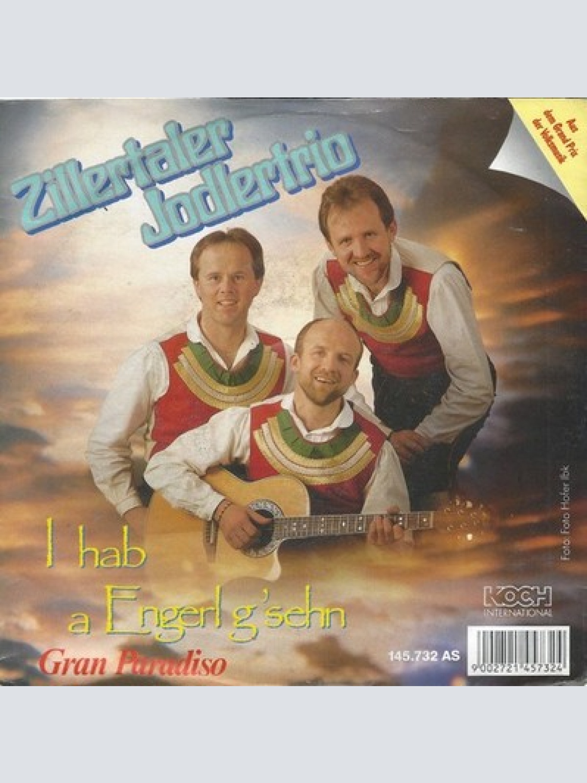 7", Single Zillertaler Jodlertrio - I Hab A Engerl G'sehn