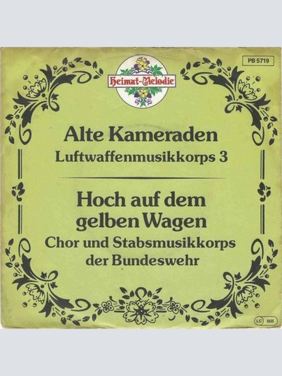 7", Single Luftwaffenmusikkorps 3, Chor* Und Stabsmusikkorps Der Bundeswehr -...
