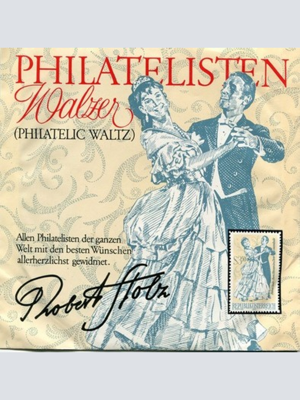 7", Single Robert Stolz - Orchester Heinz Alisch - Philatelisten Walzer (Phil...