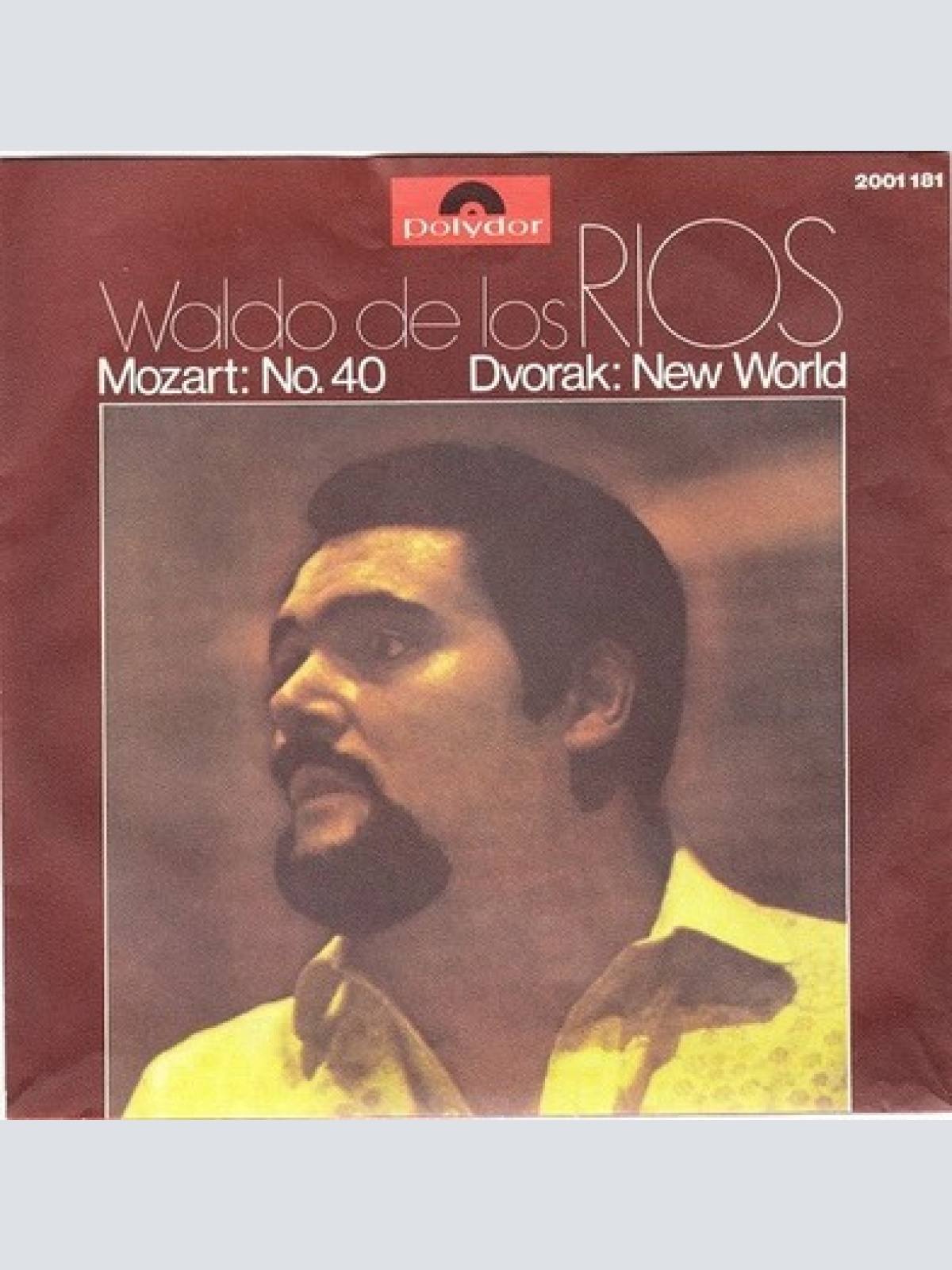 7", Single Waldo De Los Rios / Mozart*, Dvorak* - Mozart: Nr. 40 - Dvorak : N...