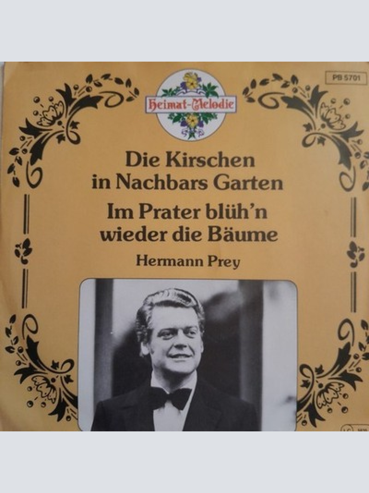 7", Single Hermann Prey - Die Kirschen In Nachbars Garten/ Im Prater Blüh'n W...
