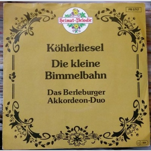 7", Single Das Berleburger Akkordeon-Duo - Köhlerliesel