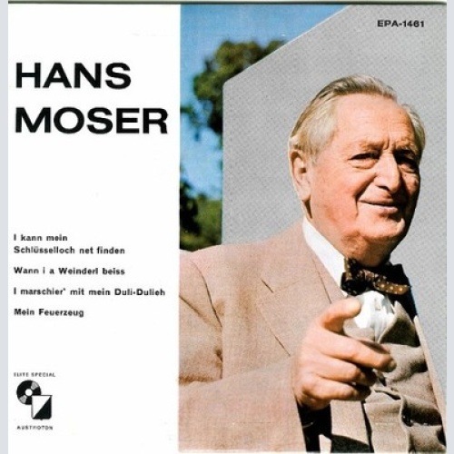 7" Hans Moser - I Kann Mein Schlüsselloch Net Finden