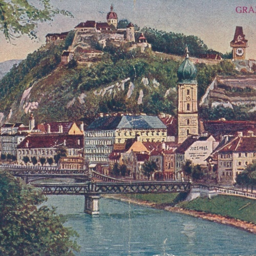 AK aus Graz Schloßberg Steiermark Ansichtskarte (17317)