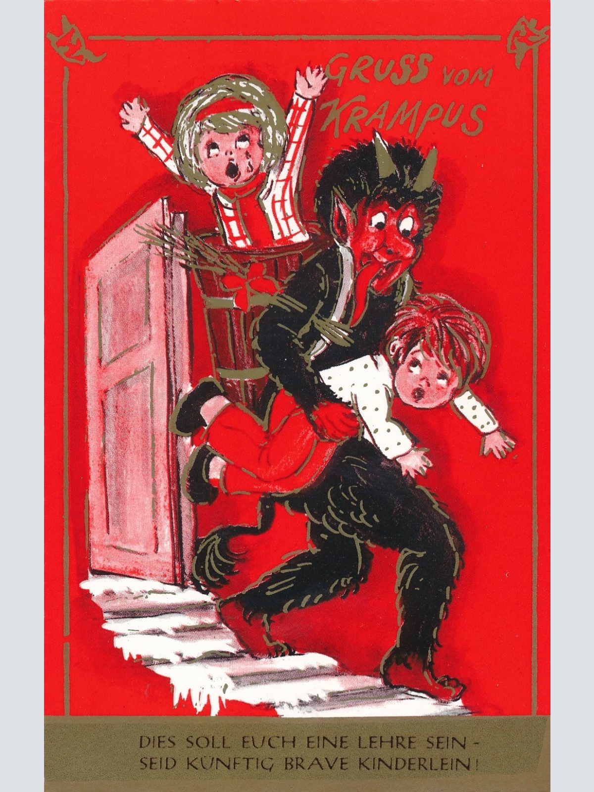 AK gruß vom Krampus Ansichtskarte (17331)