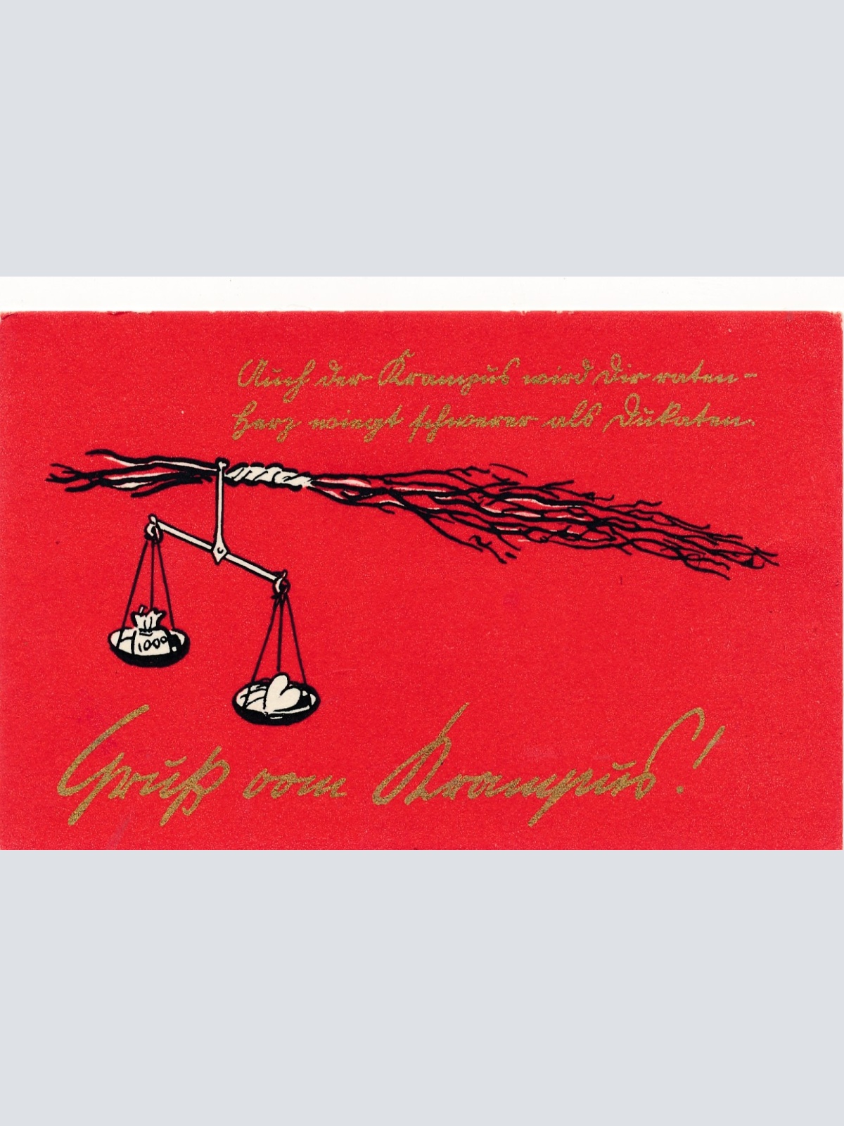 AK gruß vom Krampus Ansichtskarte (17334)