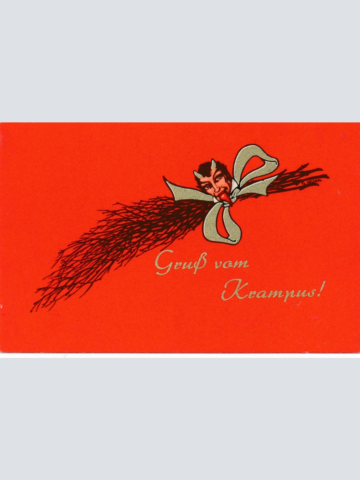 AK gruß vom Krampus Ansichtskarte (17340)