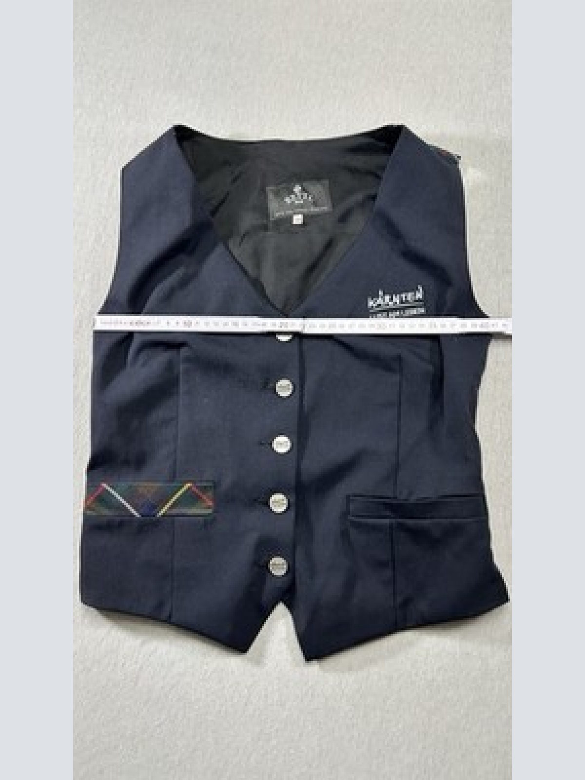 Rettl Kärnten Karo Trachten Gilet Blau Damen Größe 38 Kärnten Lust am Leben