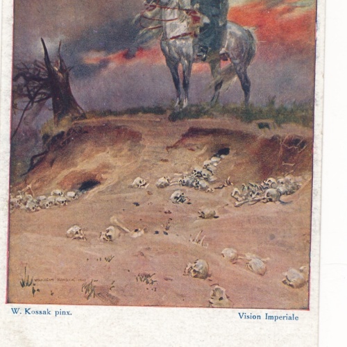 AK Militaria mit Napoleon Vision Imperiale Ansichtskarte (17386)