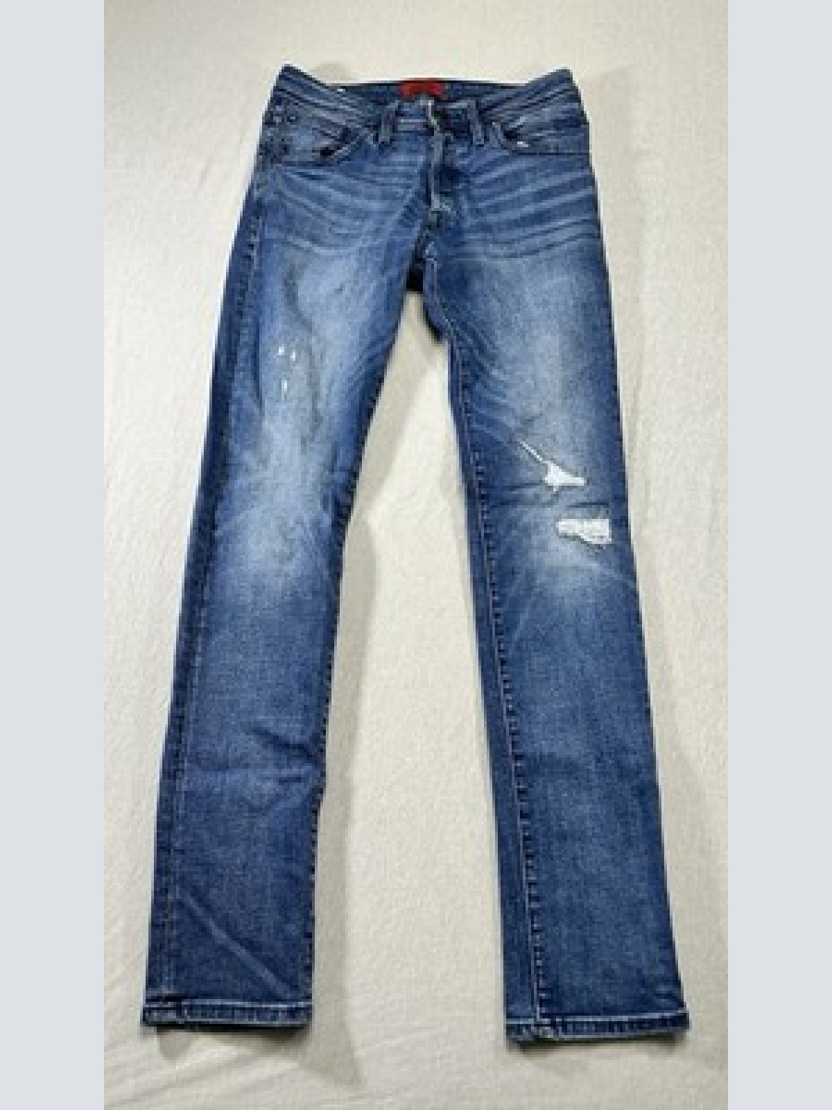 Jack & Jones Slim/Glenn Denim Jeans Herren Blau Größe W29 L32 Maße auf Fotos