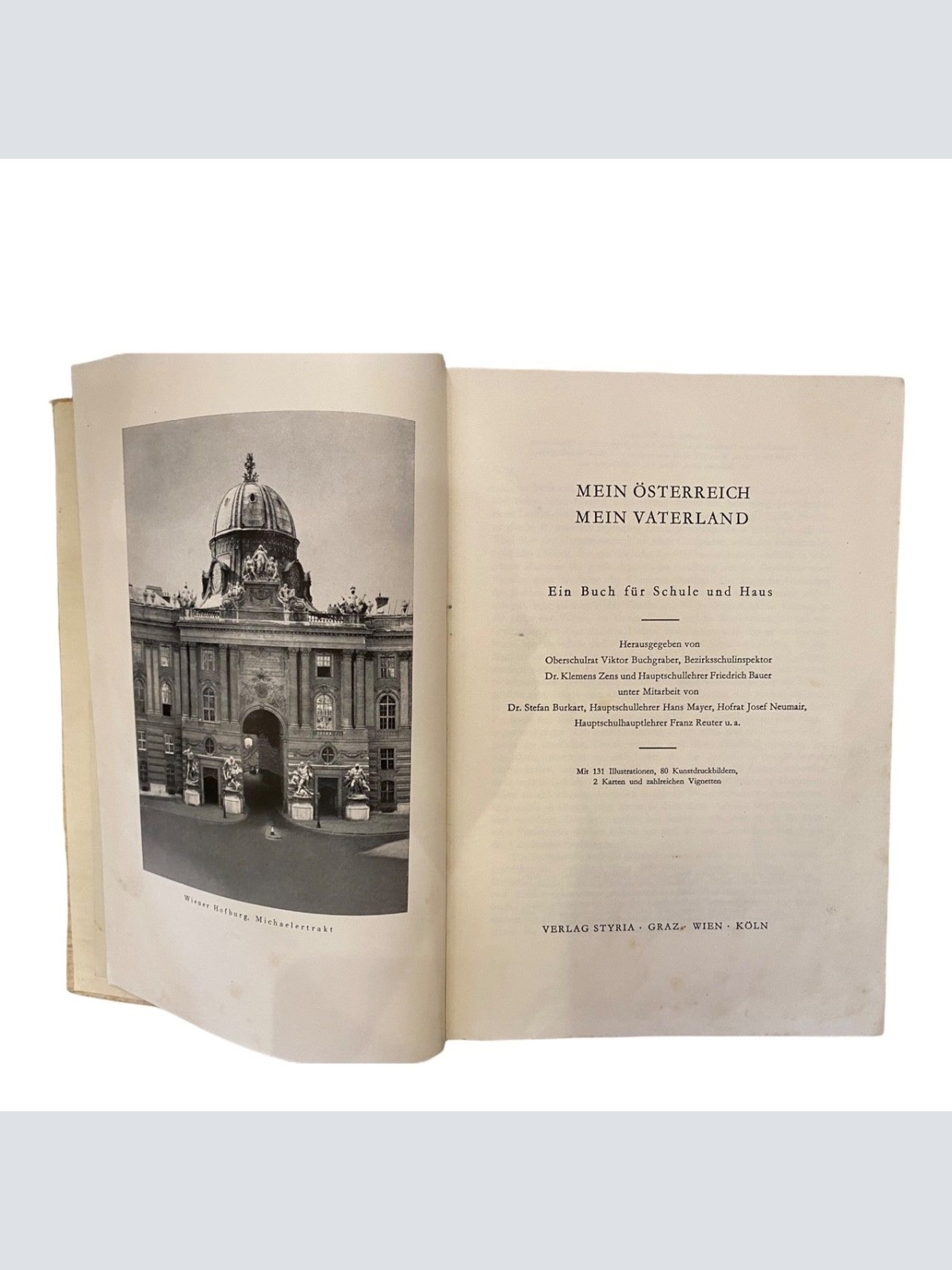 MEIN ÖSTERREICH, MEIN VATERLAND GUTER ZUSTAND! Buch für Schule u Haus