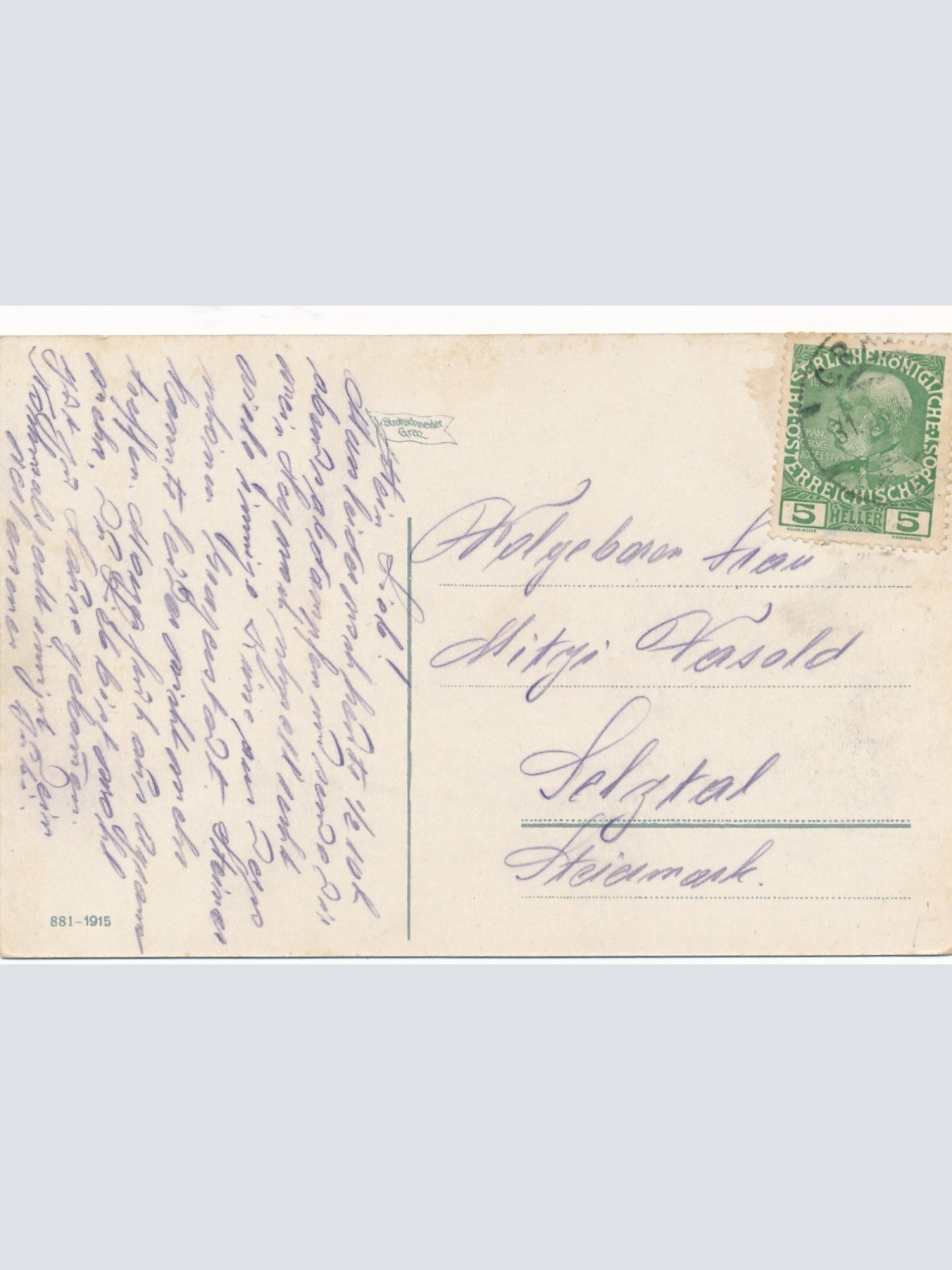 AK aus Graz Schloßberg Steiermark Ansichtskarte (18008)