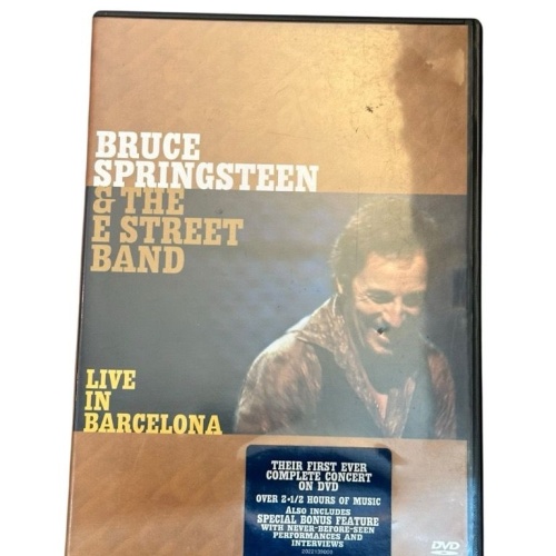 Live in Barcelona. Their first ever complete concert on DVD. (2 DVDs) Bruce Spri