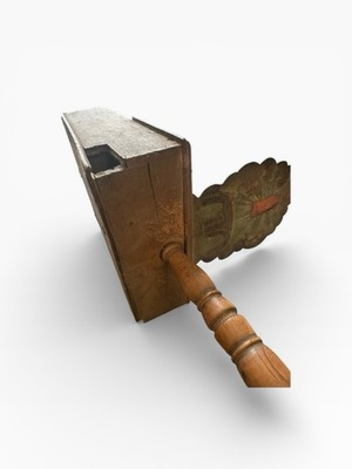 Religiöse Volkskunst Opferstock Kollekte um 1860 / 1880