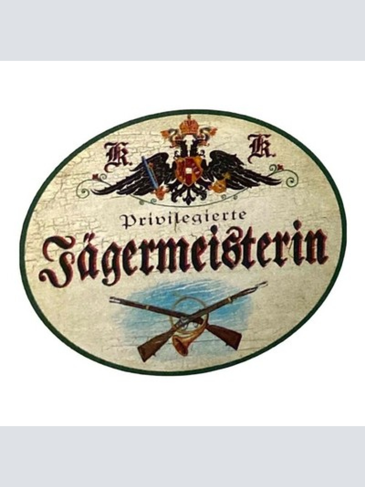 Kuk nostalgie holz schild privilegierte jägermeisterin jägerin jagd