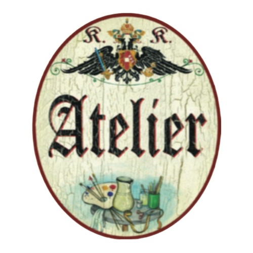 Kuk nostalgie holz schild atelier