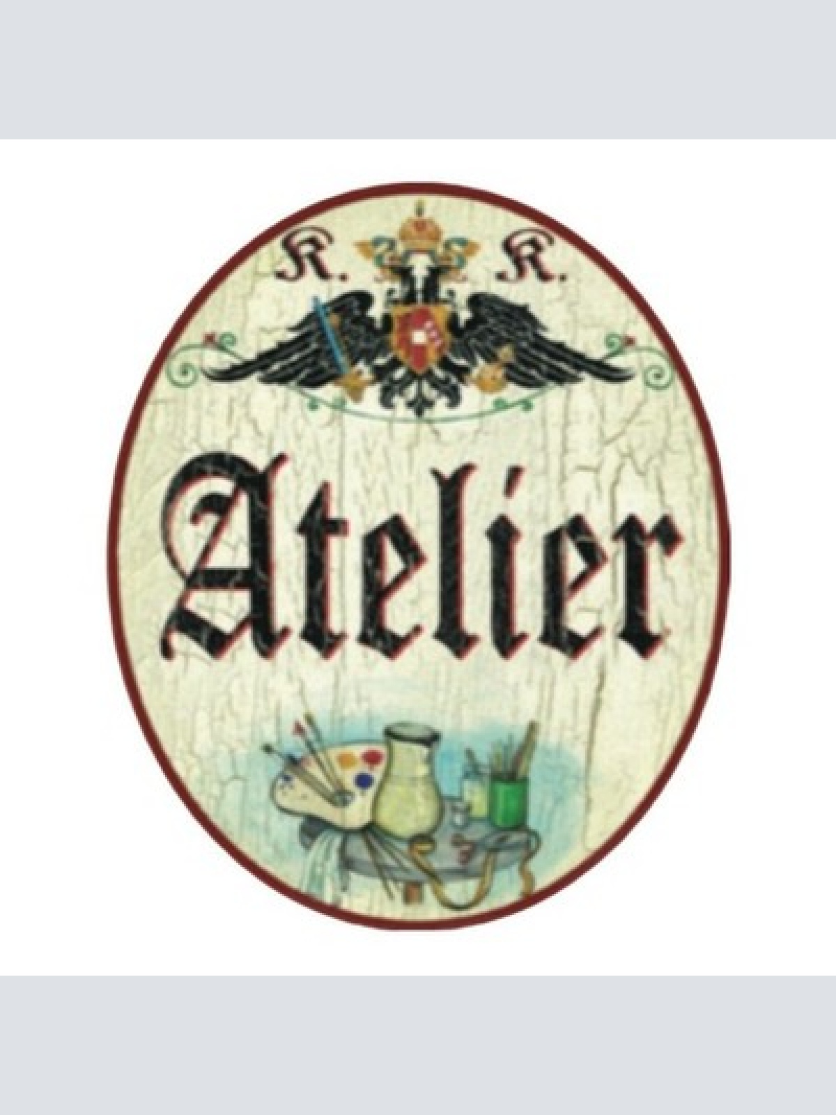 Kuk nostalgie holz schild atelier