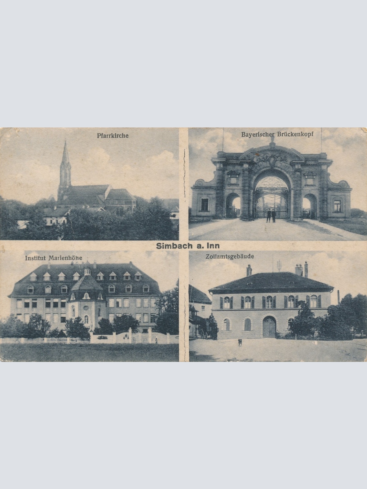 AK aus Simbach am Inn Bayern Ansichtskarte (17239)
