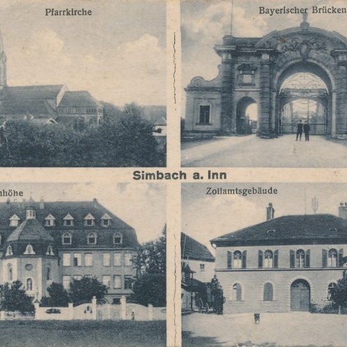 AK aus Simbach am Inn Bayern Ansichtskarte (17239)