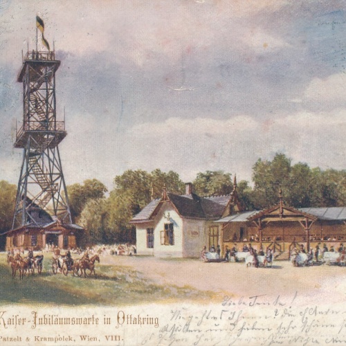 AK aus Wien Ottakring Kaiser Jubiläumswarte Ansichtskarte (18046)