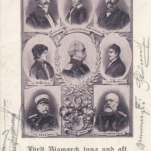 AK Militaria Fürst Bismarck Jung und Alt Ansichtskarte (18085)